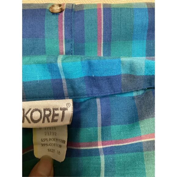 Vintage Plaid Skirt Set - Picture 6 of 14